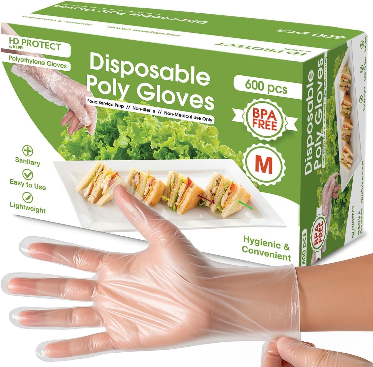 BPA & Latex Free Keppi Disposable Gloves