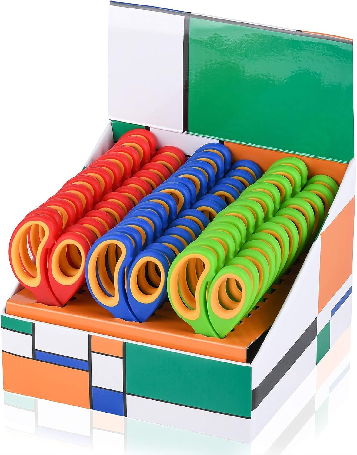 Safe Bulk Scissors for Kids' Classroom Crafting Projects