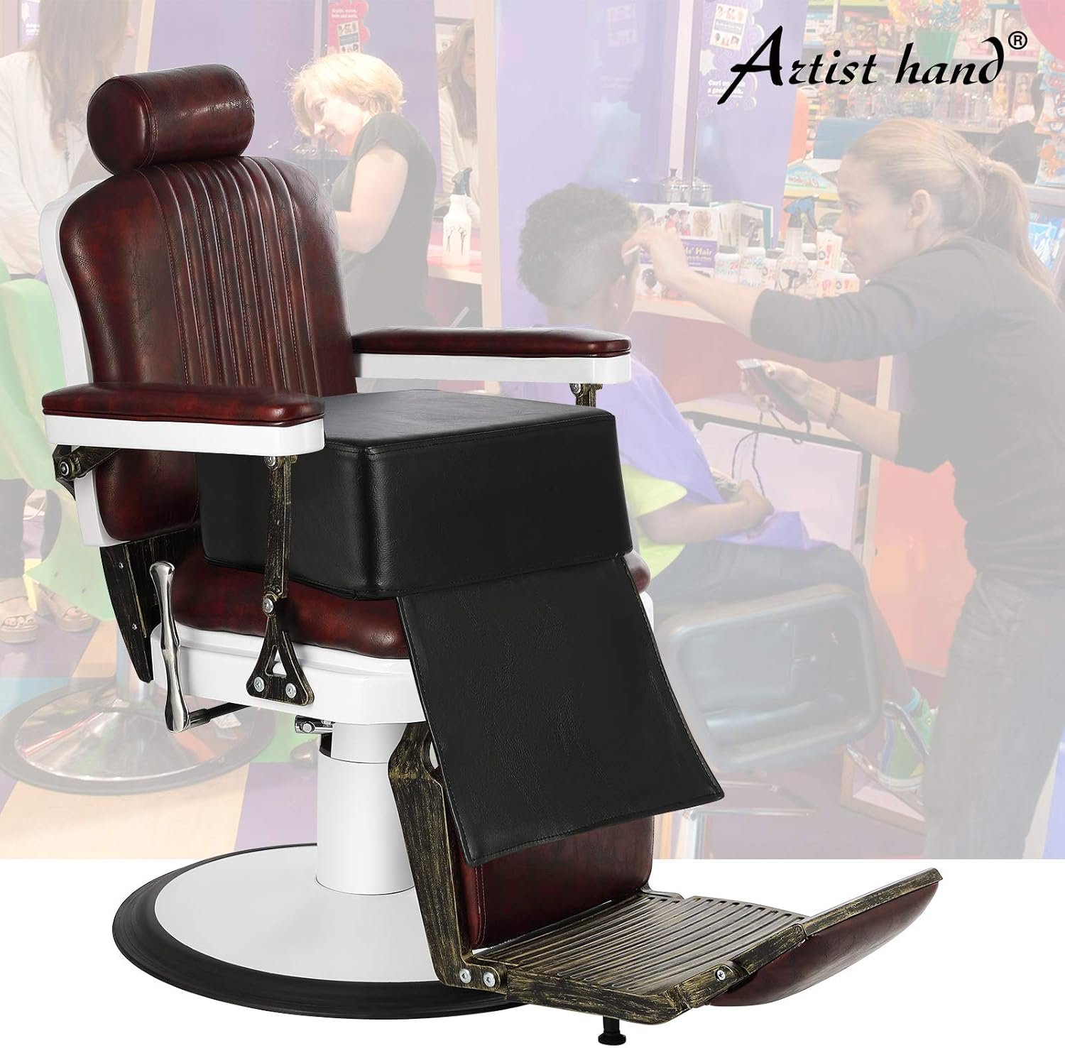 Comfortable Kids' Haircut Seat Booster - Salon Quality