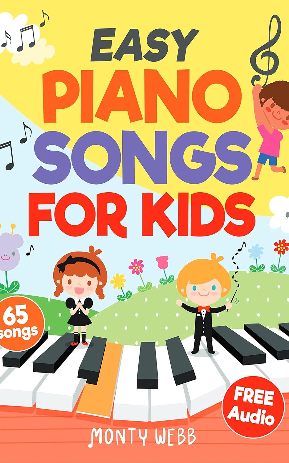 Kids Piano Book - 65 Easy Songs to Play