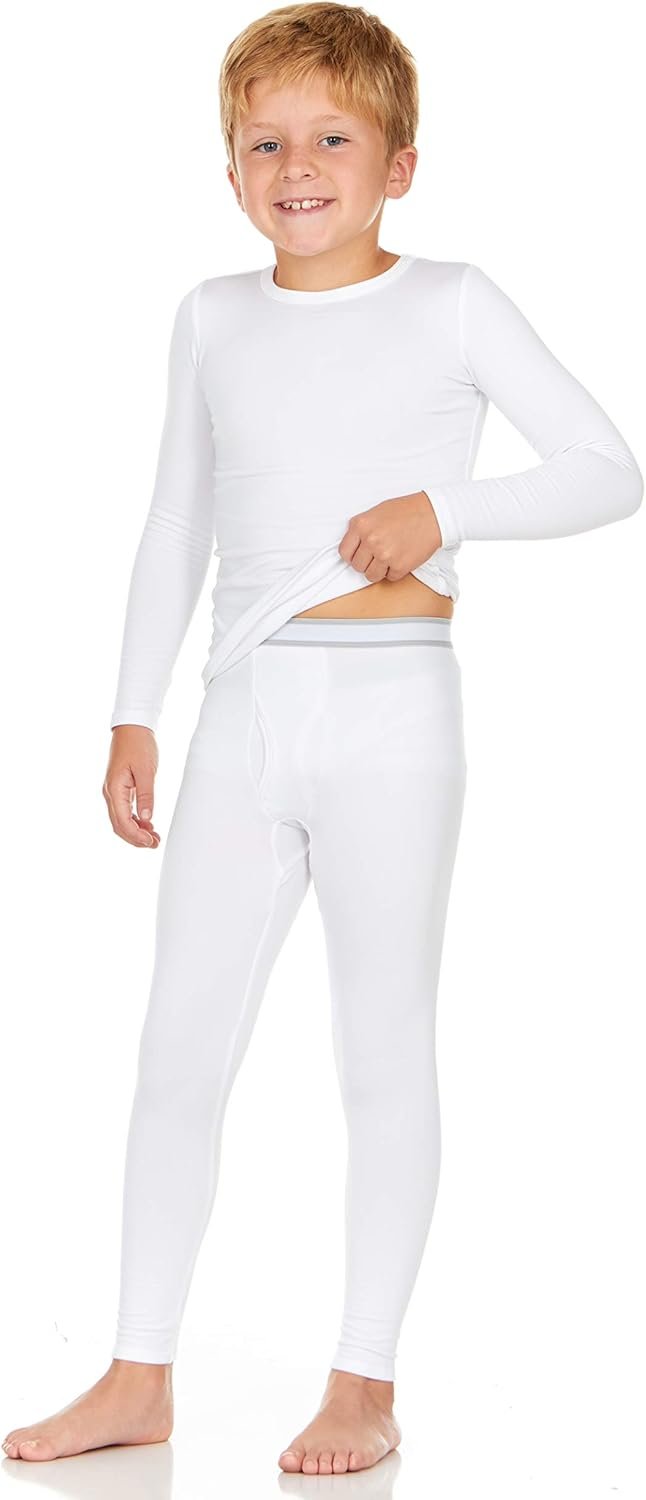 Warm Kids All Winter: Thermal Underwear Set for Snow Days
