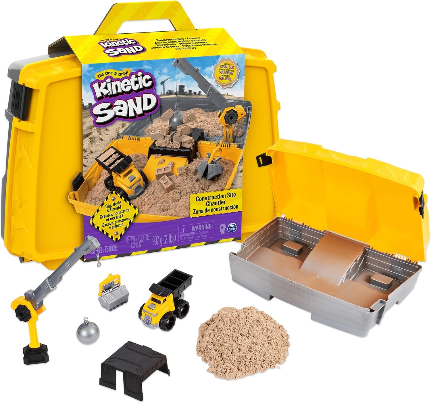 Endless Build-and-Smash Fun with Kinetic Sand Site