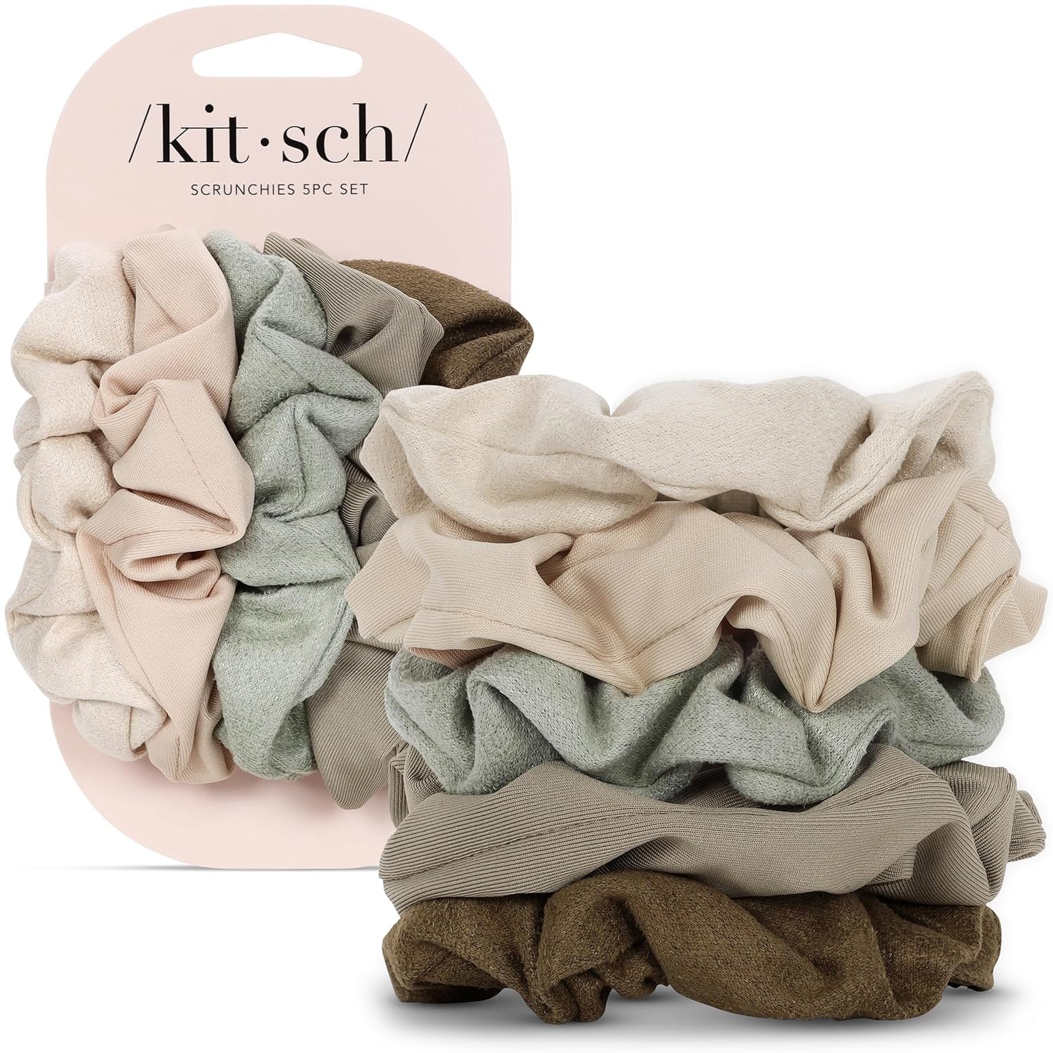 Kitsch Scrunchies - No-Crease Hair Ties for Women