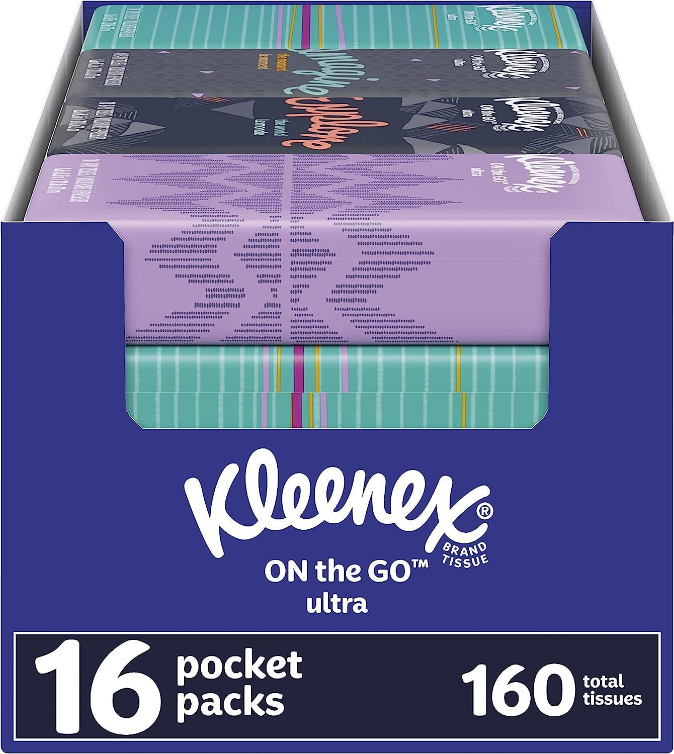 Kleenex Pocket Packs: Sniffle-Ready Anywhere (160 Tissues)