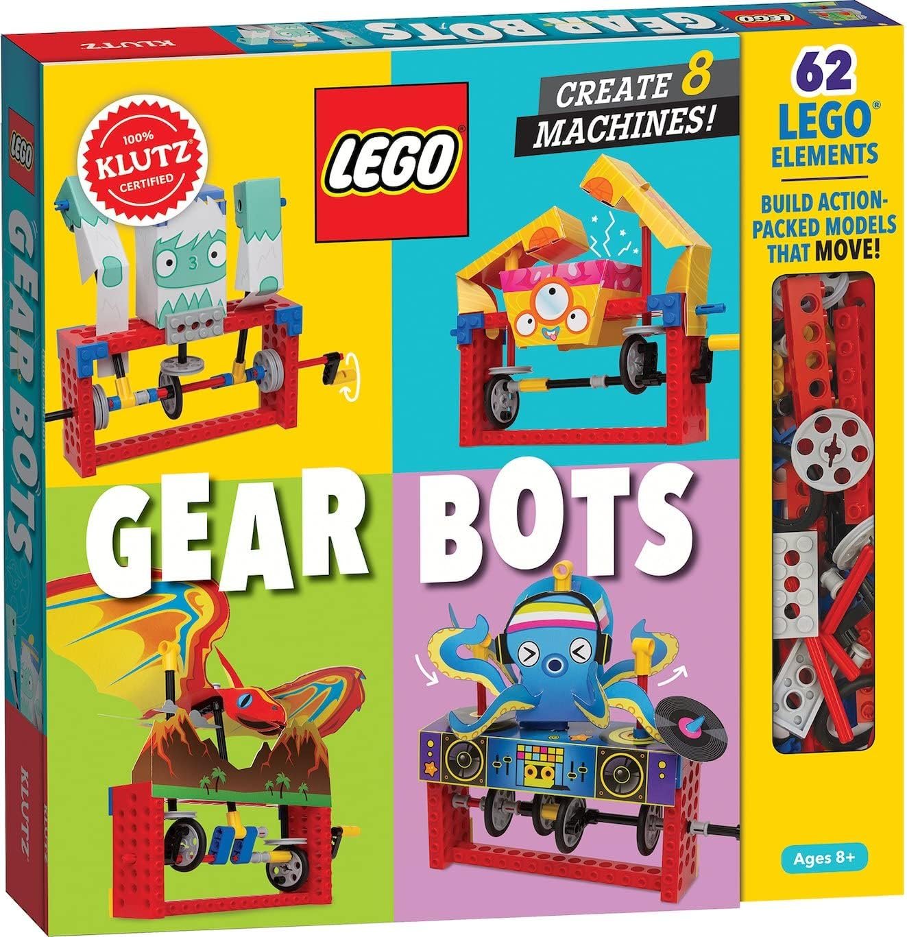 Klutz Lego Gear Bots: Fun STEM Activity Kit for Kids