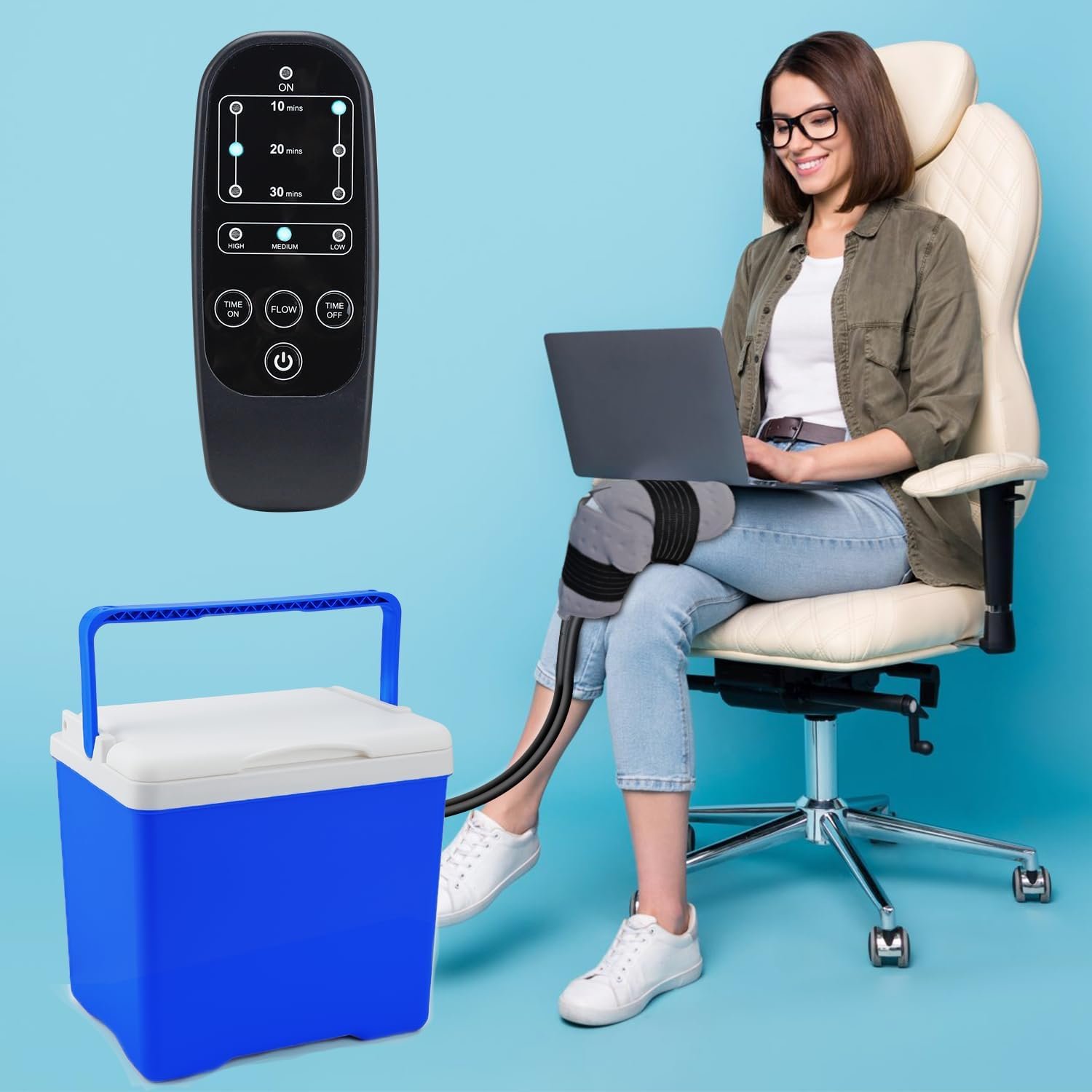 8-Hour Relief: Knee Surgery Recovery Cold Therapy Machine