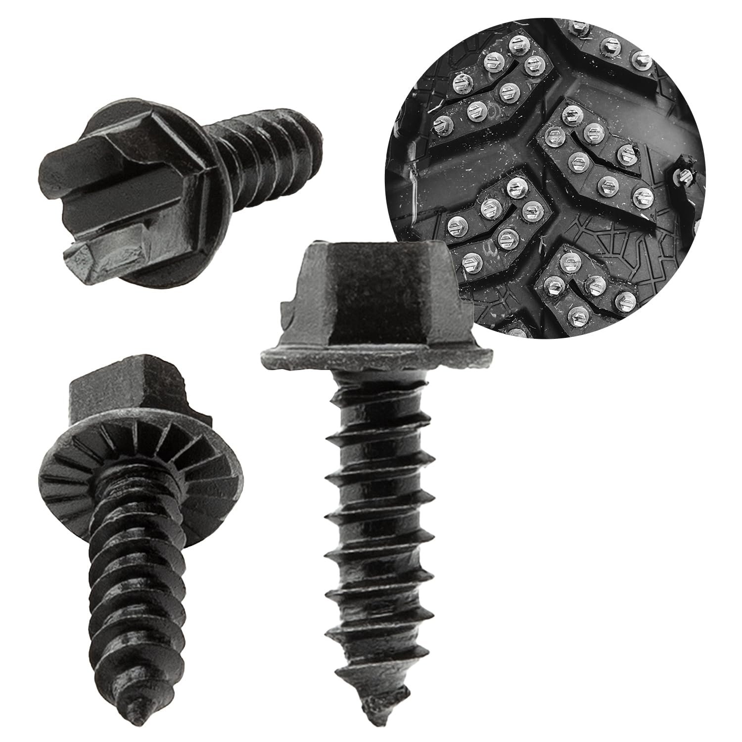 250-Count Ice Racing Traction Screws - AMA-Approved Grip