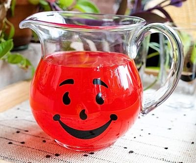 Kool-Aid Man Glass Pitcher