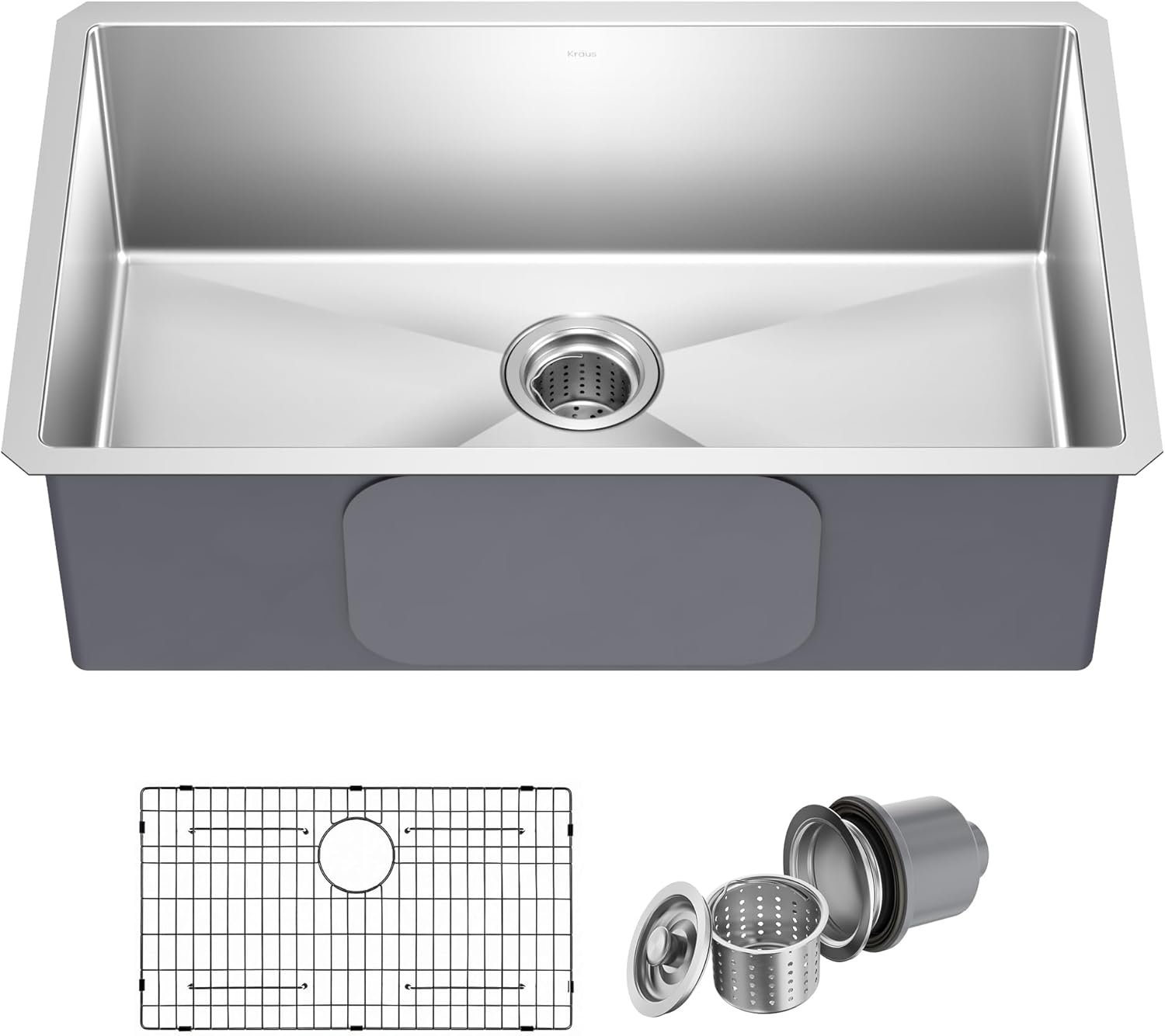 Premium Stainless Steel Kitchen Sink - Durable & Quiet