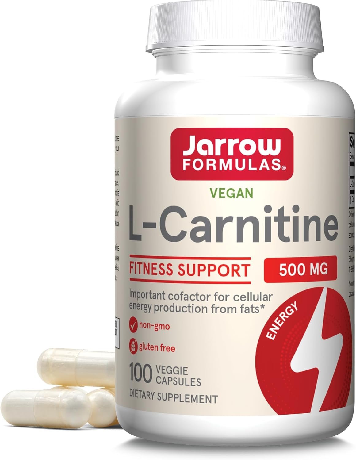 L-Carnitine 500mg: Natural Cellular Energy Support