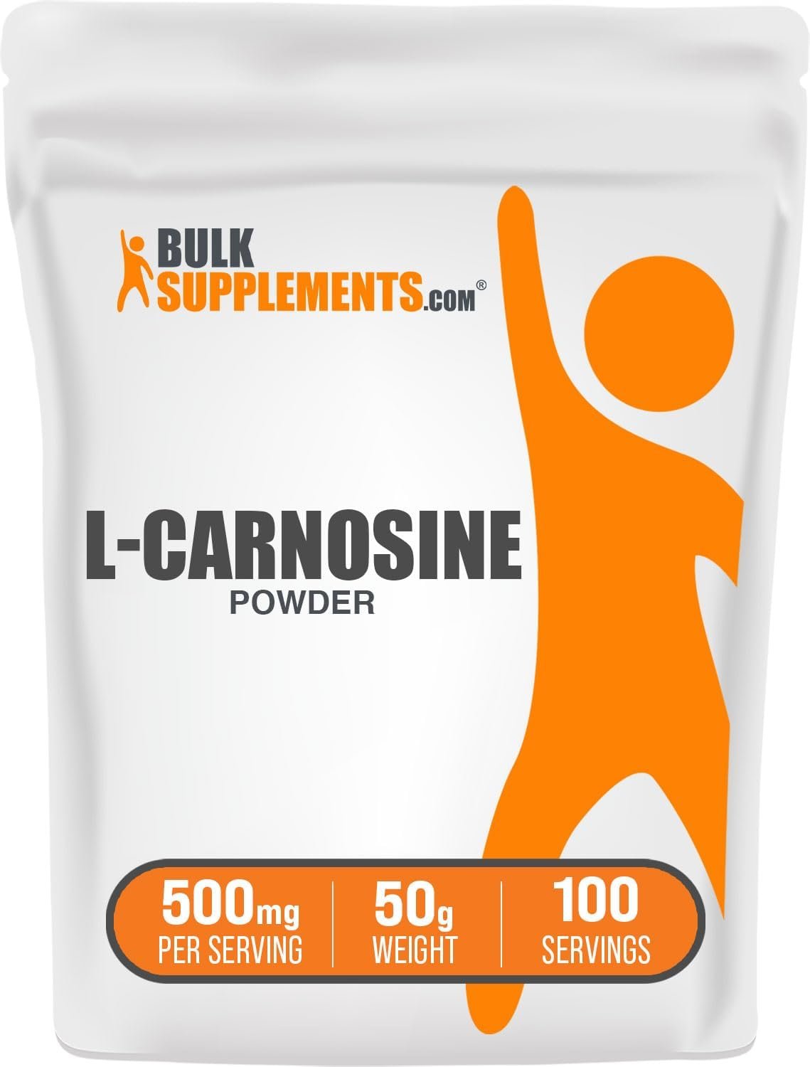 Premium L-Carnosine Powder - 500mg Amino Acid Support
