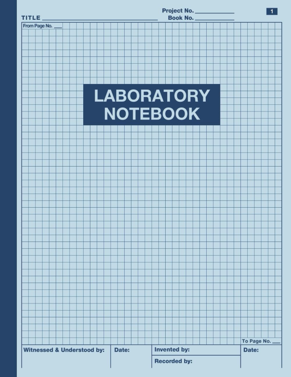 Lab Notebook for Researchers - Ideal for Students