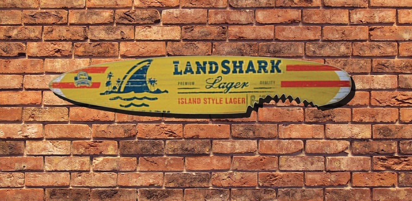Indoor Surfboard Decor - Landshark Beer Style