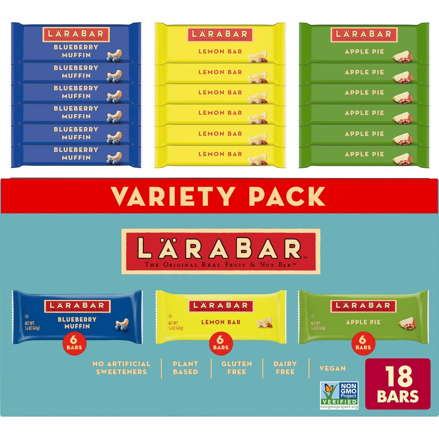 Delicious & Healthy Vegan Snack Bars Variety Pack