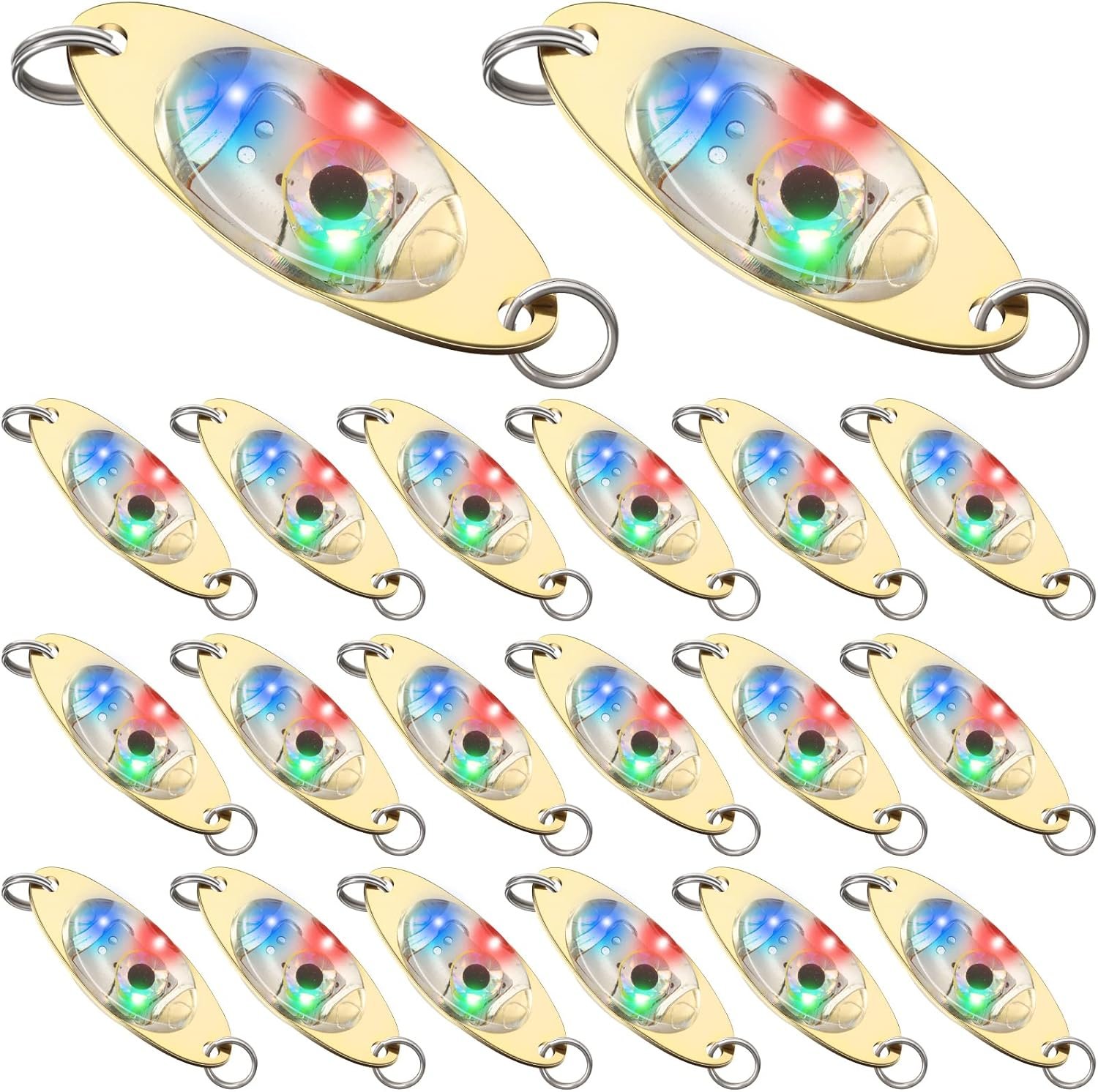 LED Glow Spoons: Attract Bass & Halibut Underwater