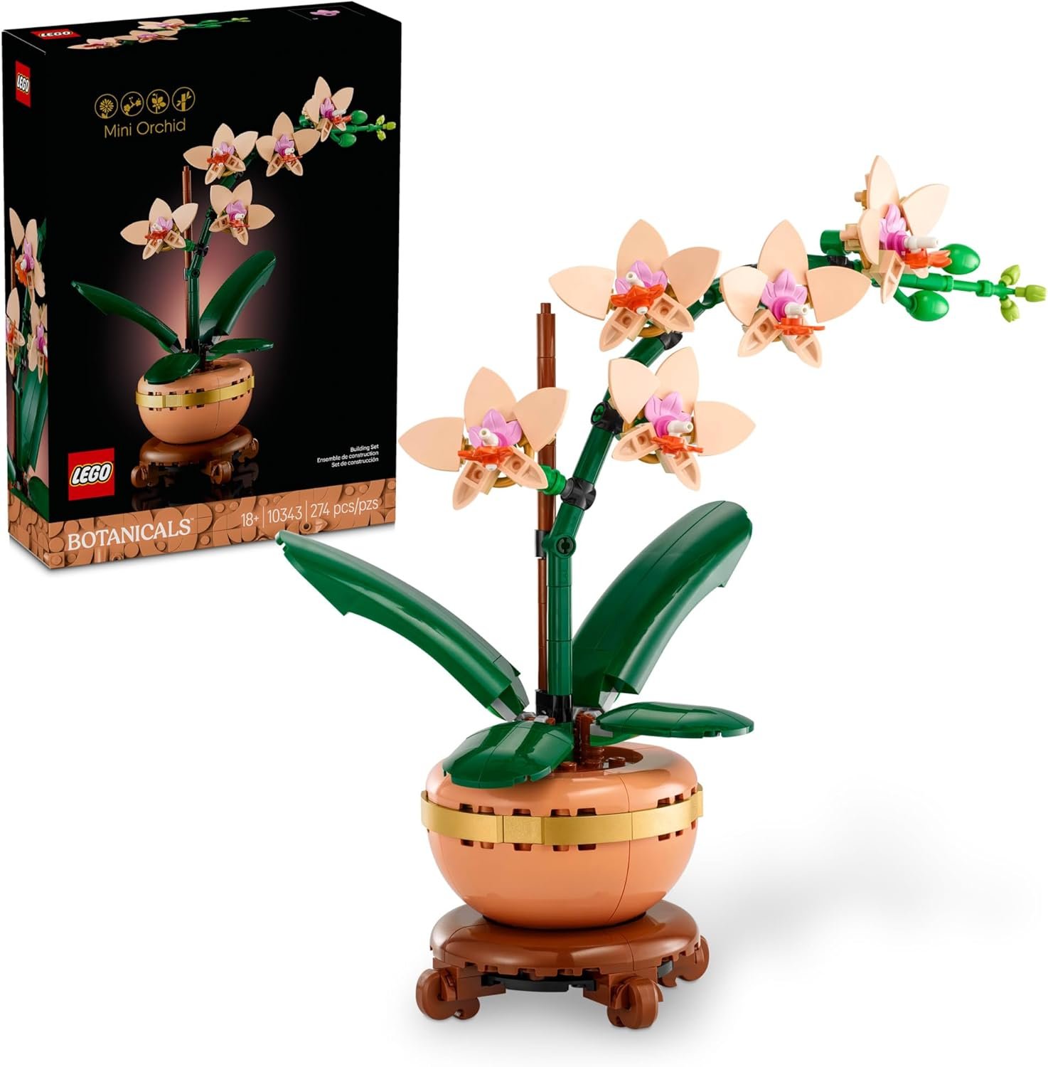 Beautiful LEGO Mini Orchid for Home Decor