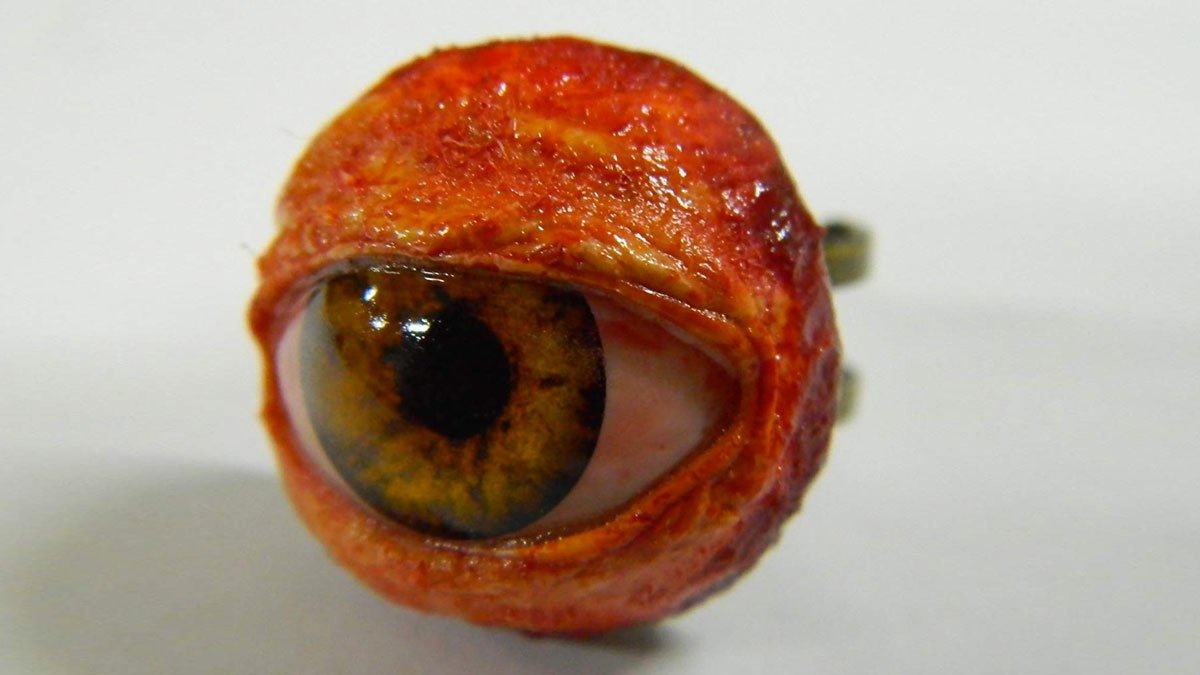 Life-Size Human Eyeball Ring