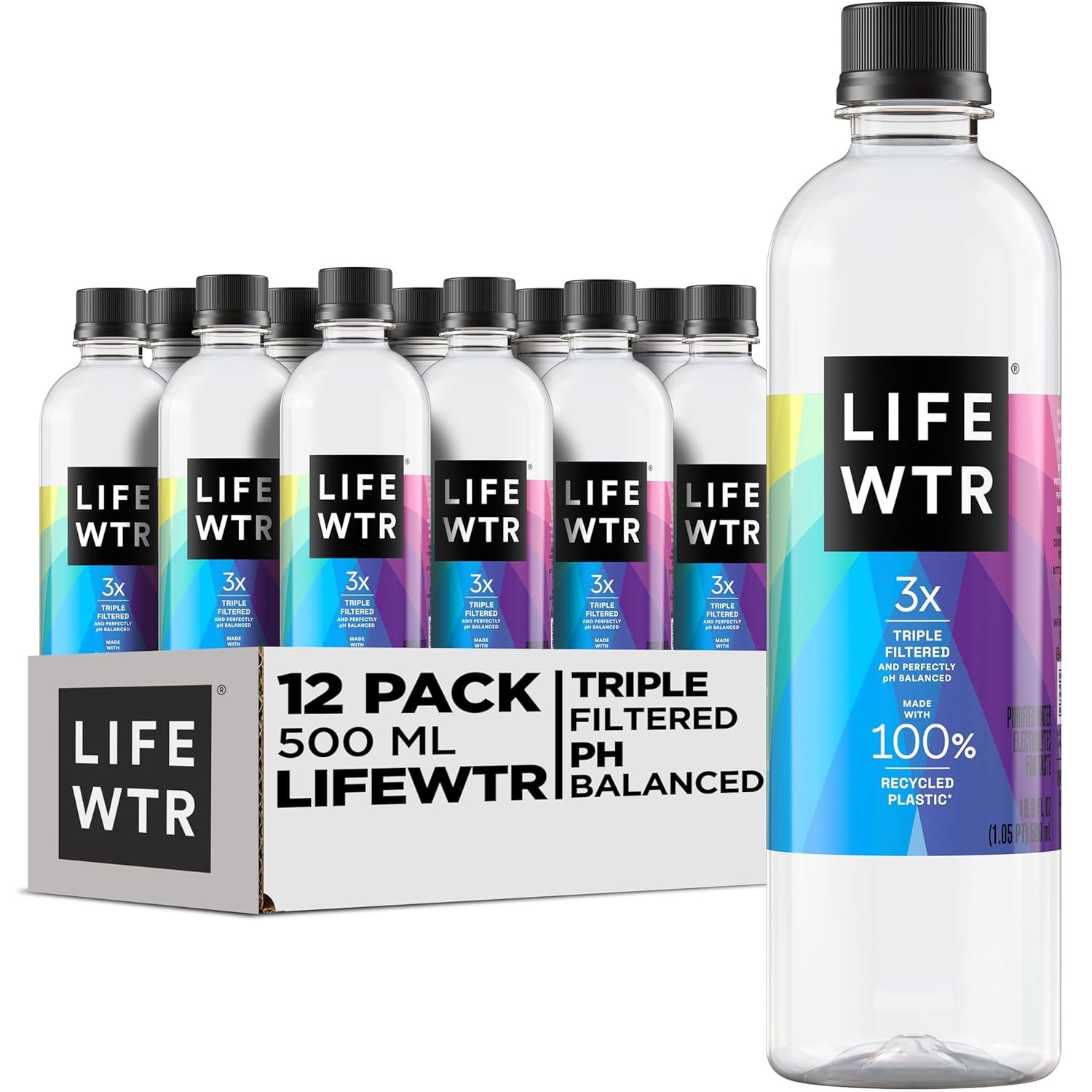 Artistic LIFEWTR pH-Balanced Water, Eco Pack of 12