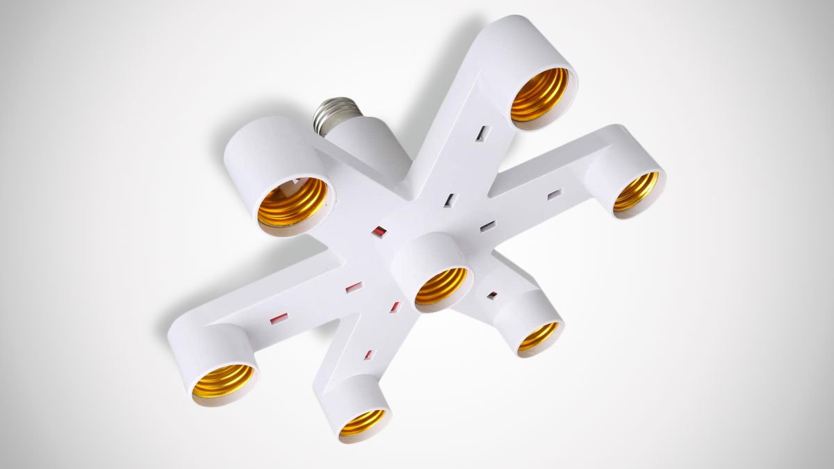 Light Bulb Socket Splitter