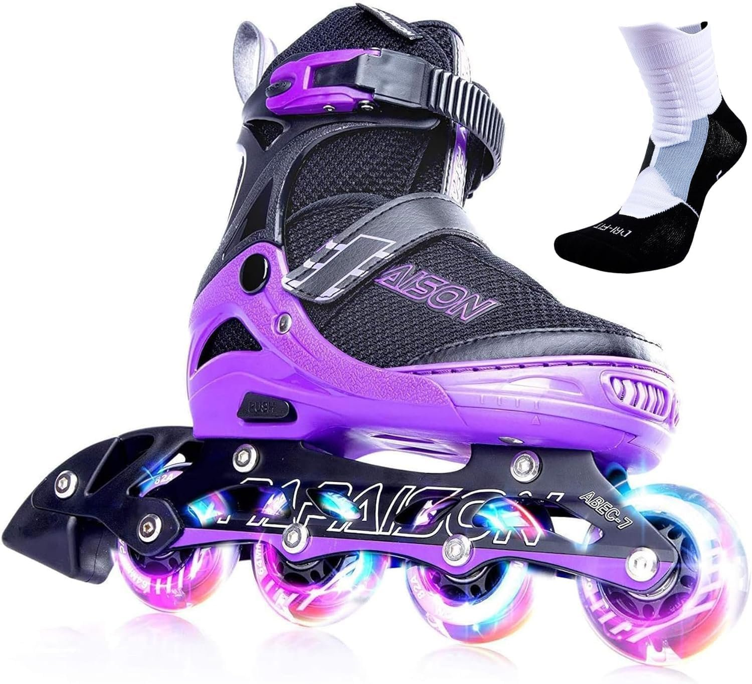Light-Up Adjustable Roller Skates: Years of Rolling Fun