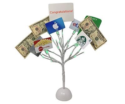 Light Up Money Tree Giftcard Holder