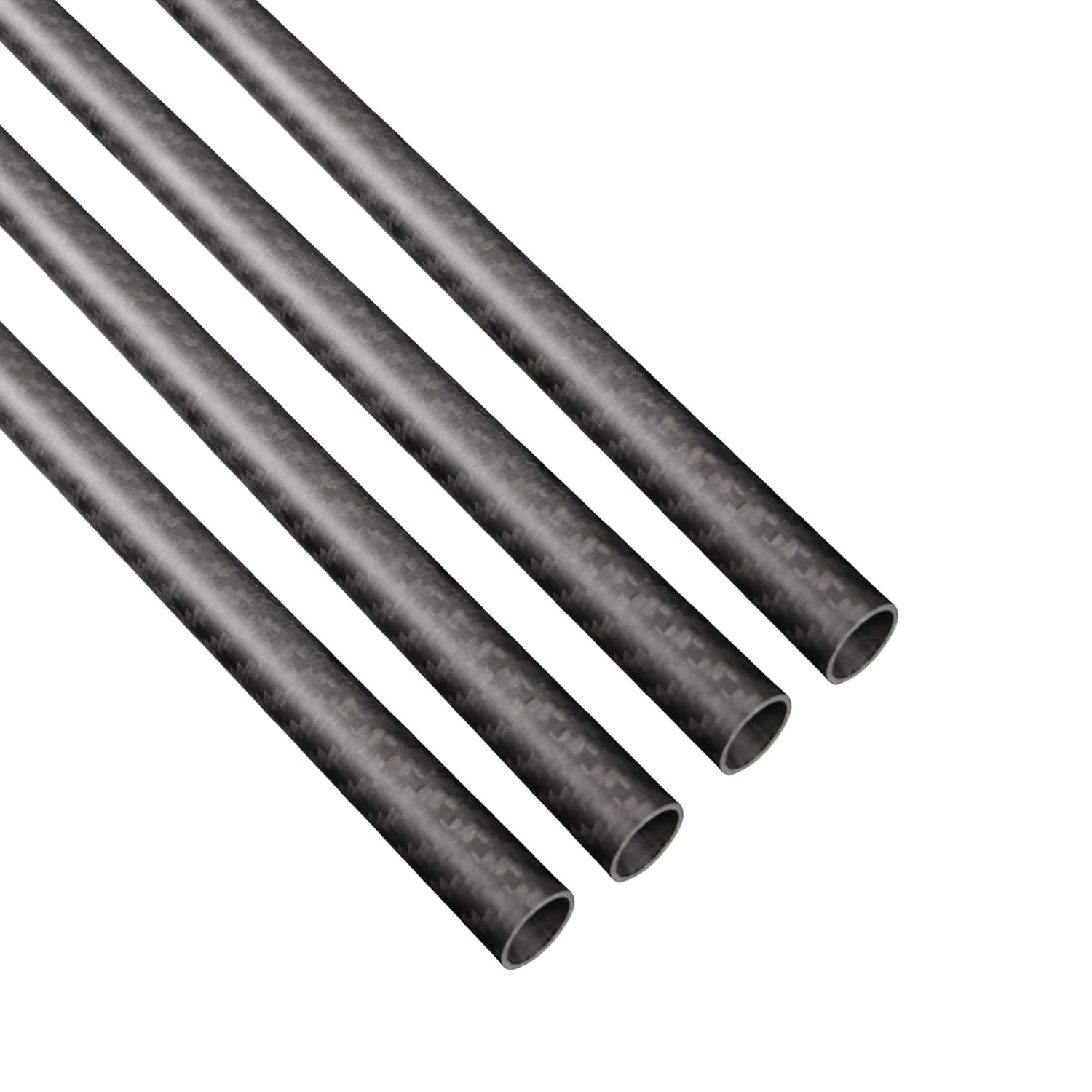 Lightweight 500mm Carbon Fiber Tubes for Drones (4-Pack)