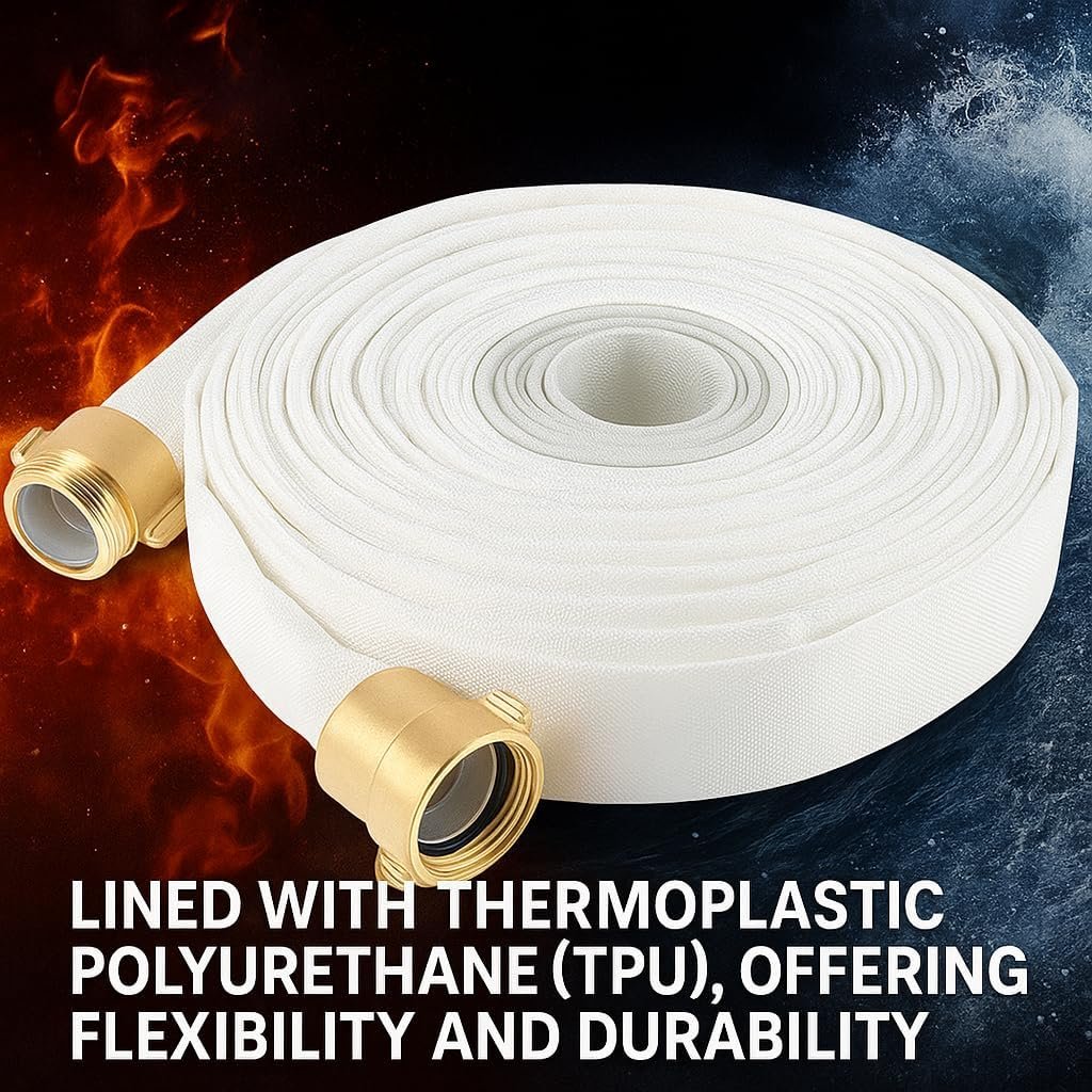 Lightweight Fire Hose for Interior Protection (50 ft.)