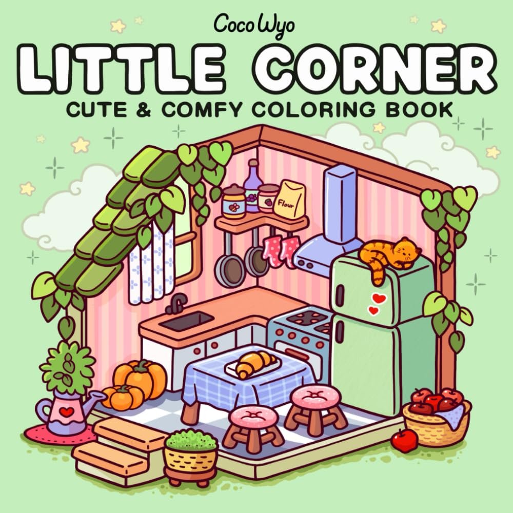 Little Corner Coloring Book for Cozy Spaces