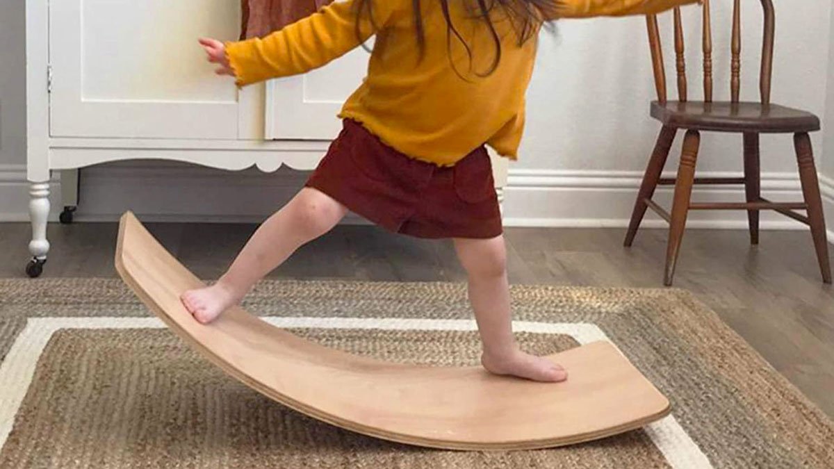 Little Dove Multi-Functional Wooden Wobble Board