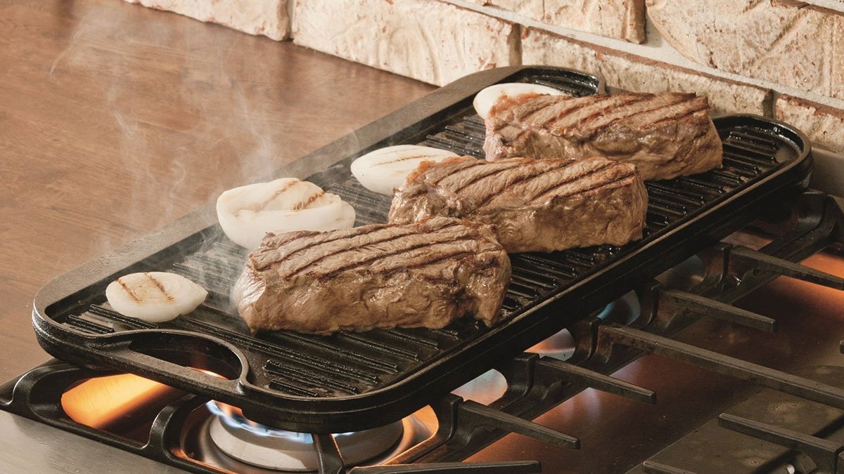 Lodge Cast Iron Reversible Grill