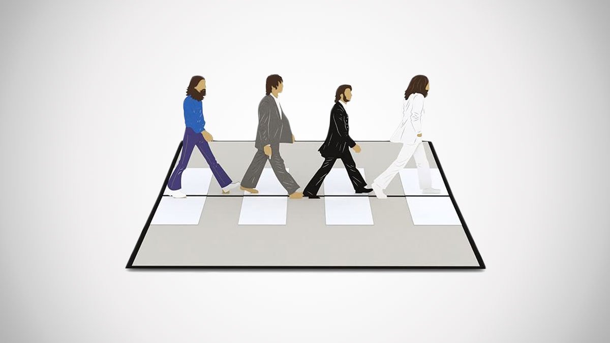Lovepop The Beatles Pop-Up Cards