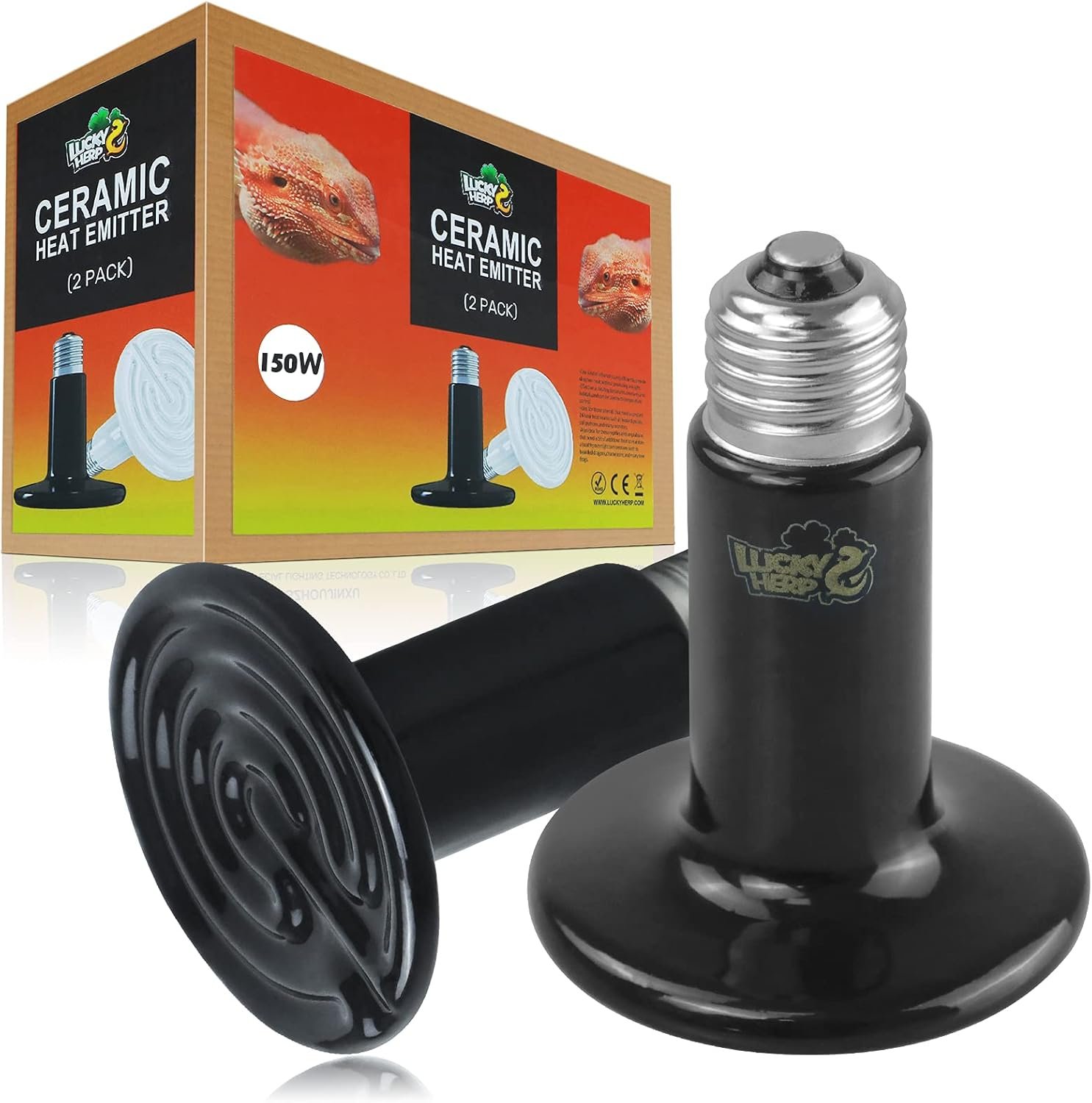 Create a Cozy Habitat with LUCKY HERP 150W Ceramic Heat Emitters