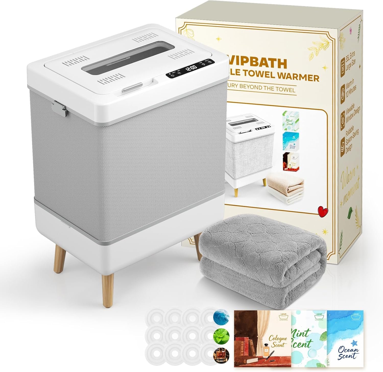 Luxury Towel Warmer Gift Set for Home Relaxation