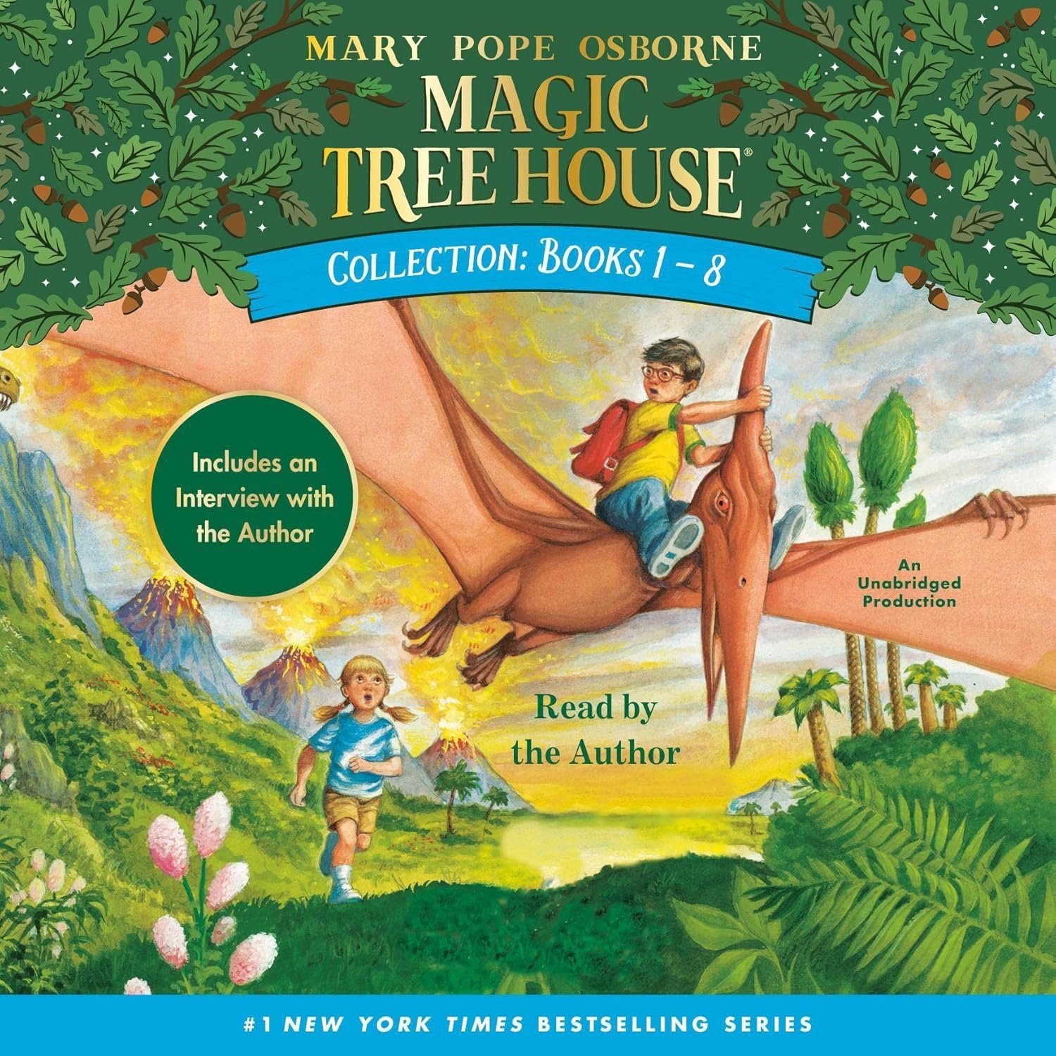 Magic Tree House Audiobooks 1-8: Kid Time-Travel Thrills