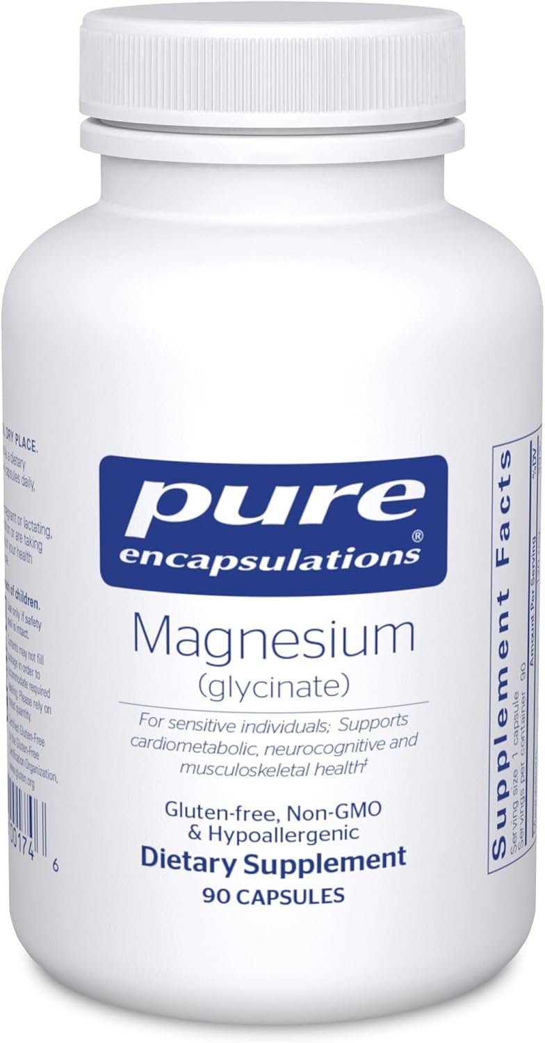 Magnesium Glycinate for Stress Relief, Sleep & Heart Health