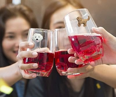 Magnetic Dog Wine Charms