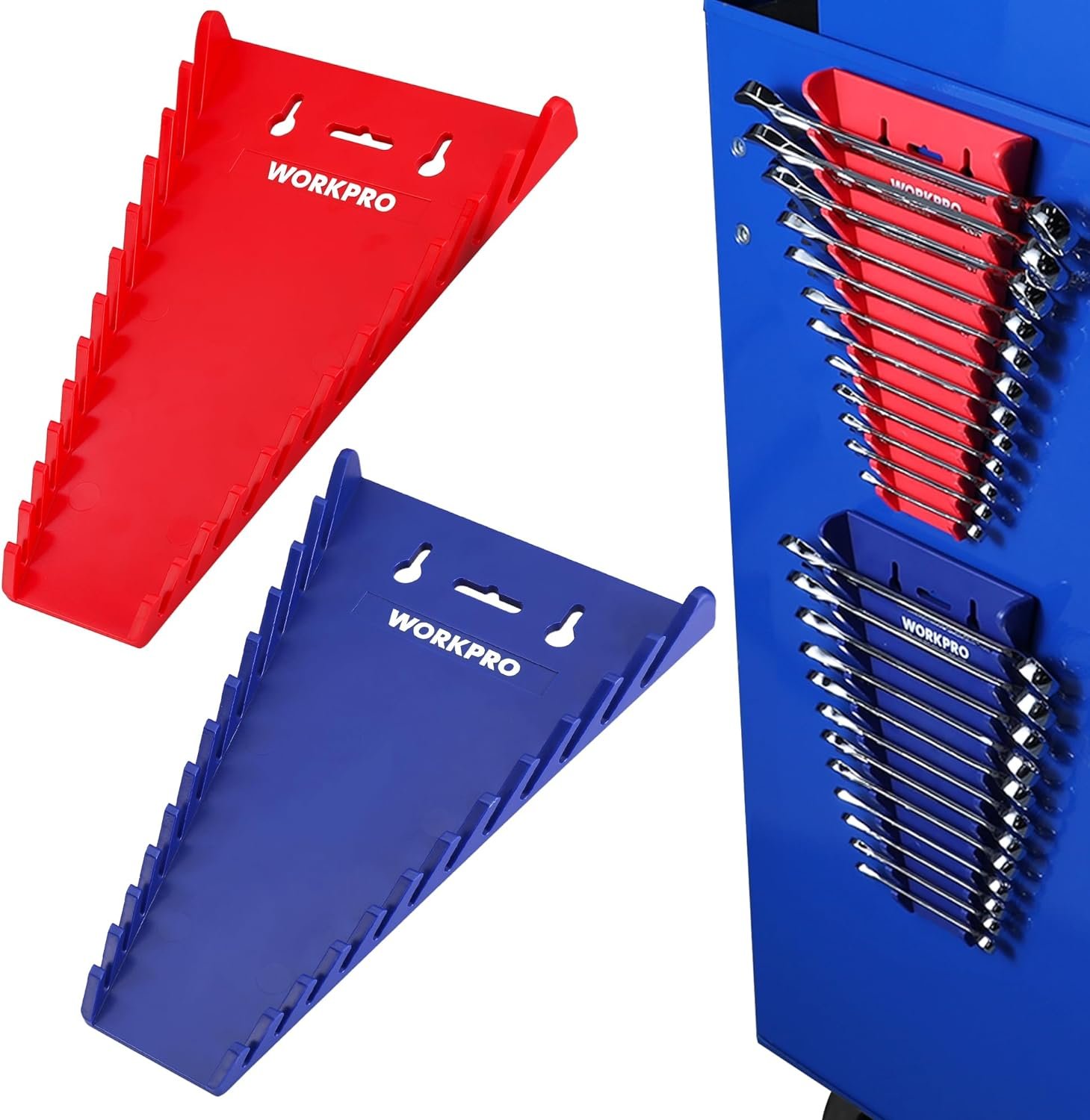 Magnetic Wrench Organizer Set - Tame Toolbox Chaos
