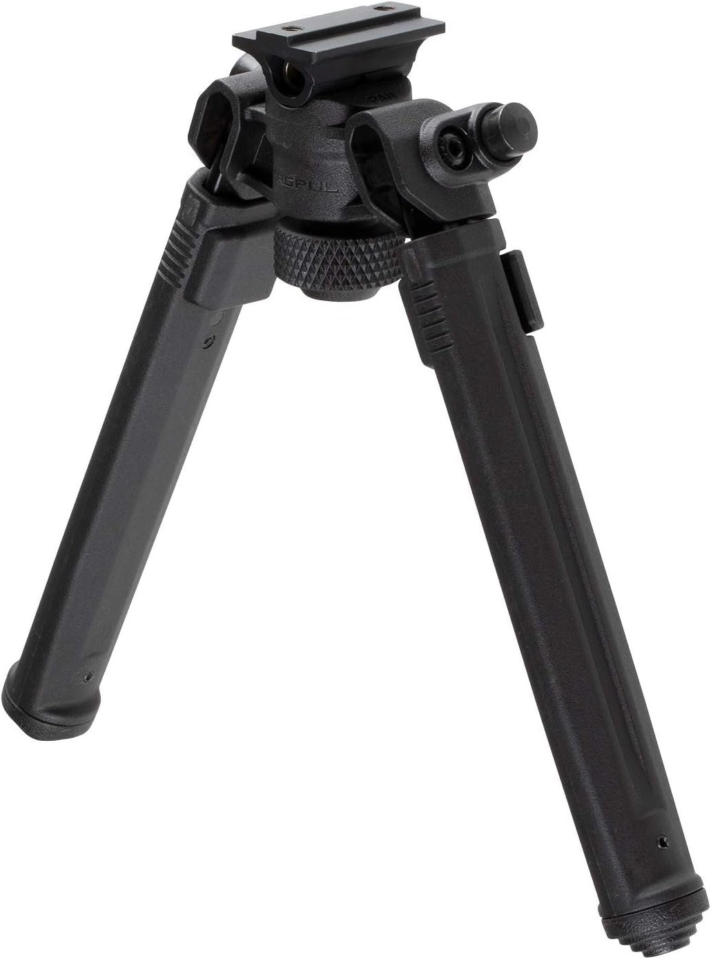 Ultra-Lightweight Rifle Bipod with Rapid One-Handed Adjustment