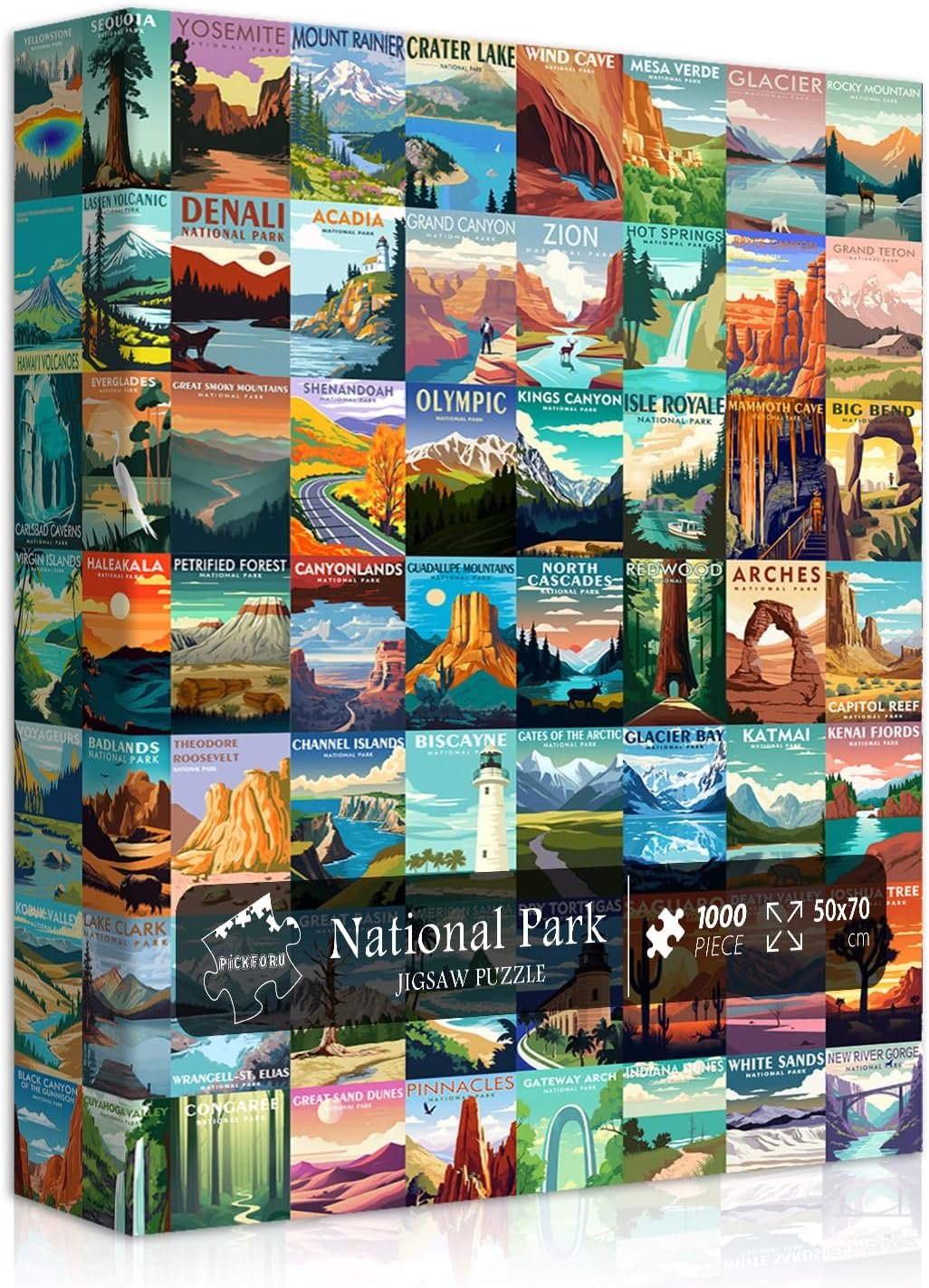 Majestic National Parks 1000-Piece Jigsaw Escape