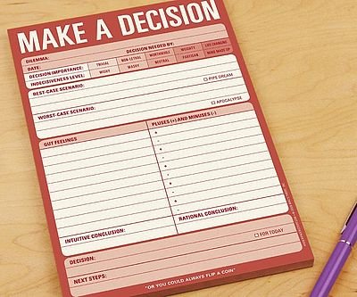 Make a Decision Pad