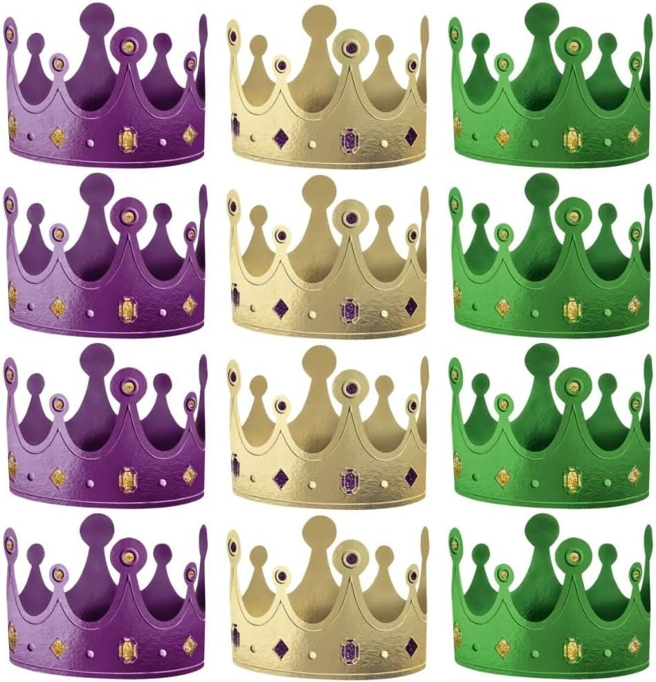Celebrate in Style with Glittering Mardi Gras Crowns