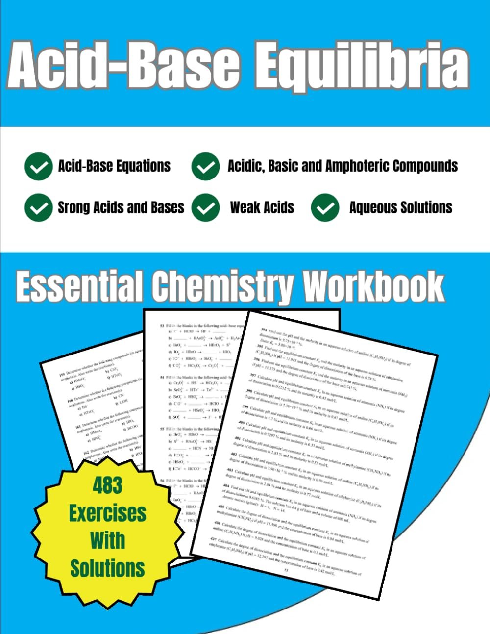 Master Acid-Base Chemistry: 483 Exercises & Solutions
