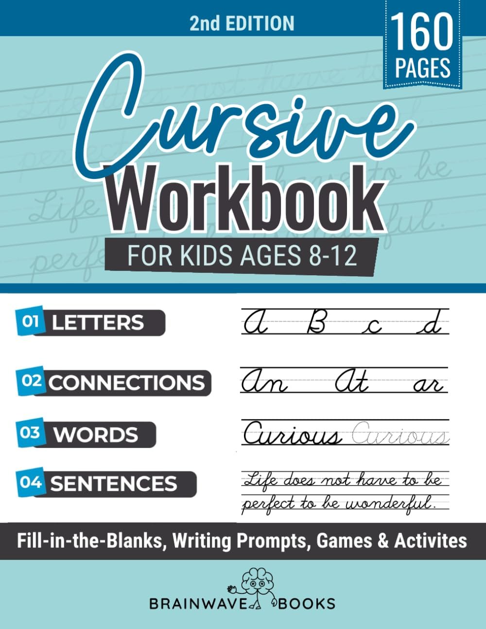 Master Cursive Writing: Fun Workbook for Kids 8-12