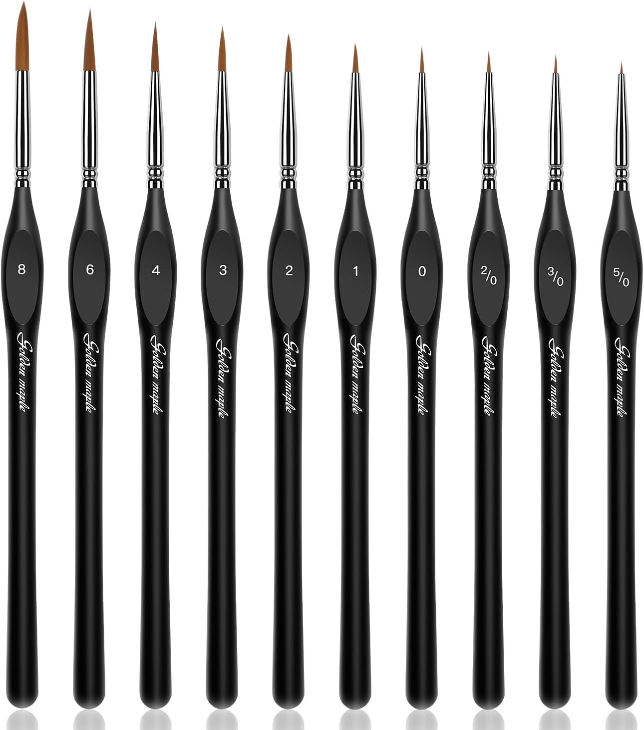Master Your Art with Precision - Golden Maple Brush Set
