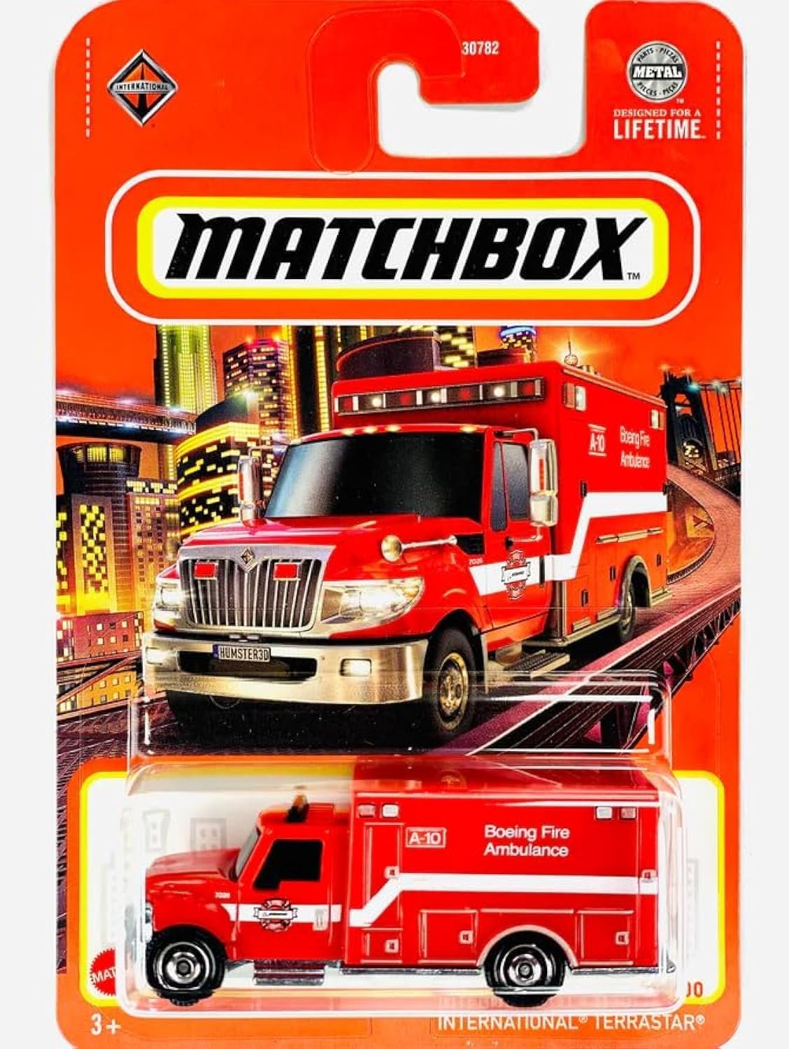 Matchbox Boeing Fire Ambulance Die-Cast Model