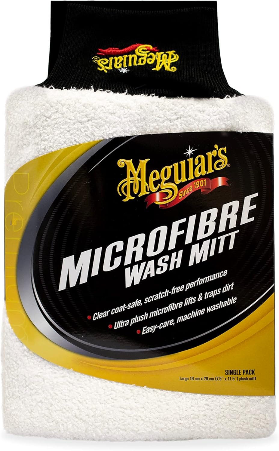Meguiar's Super-Thick Microfiber Wash Mitt for Show Car Finish