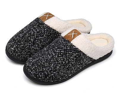 Memory Foam Fuzzy Slippers