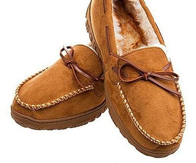 Memory Foam Moccasin Slippers