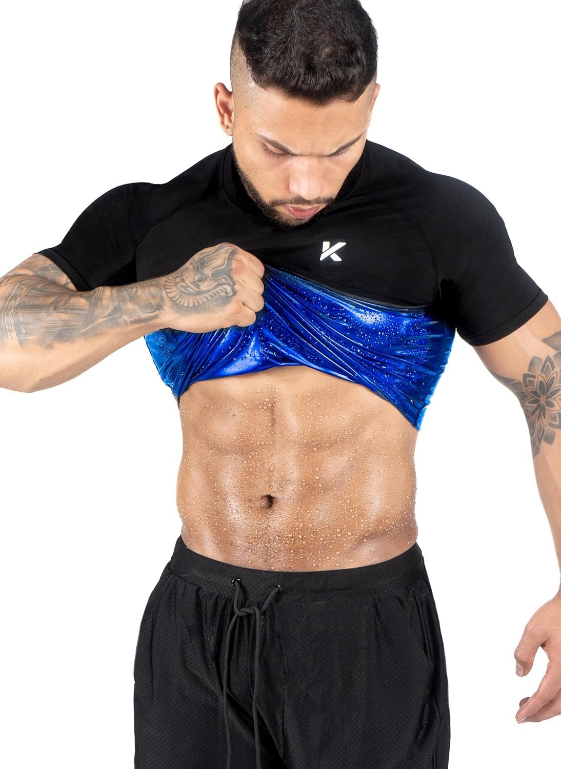 Trimmer Waist, Faster Sweat: Men's Sauna Workout Shirt