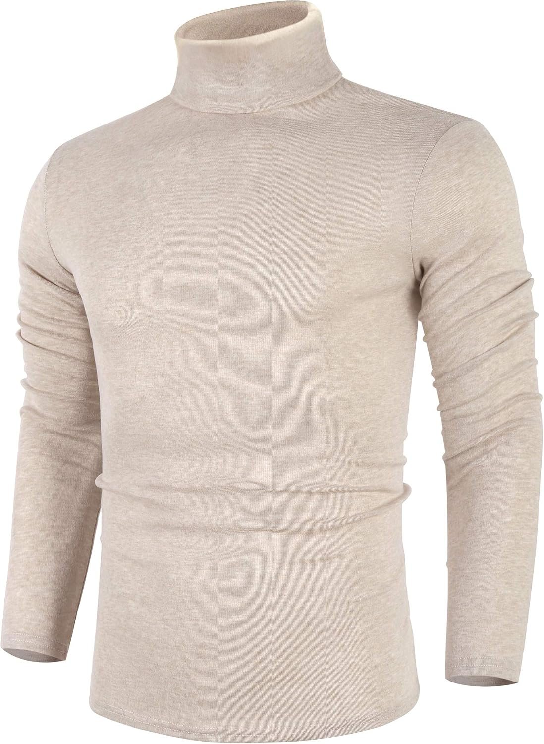 Slim-Fit Lightweight Turtleneck Pullover for Men